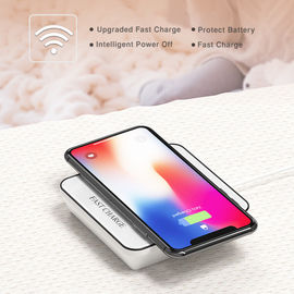 Behenda New 2019 Trending Product Fast Charge Wireless Charger With LED Night Light Wireless Charger