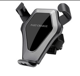 2018 New Product Fast Charging Car Phone Holder Qi Wireless Charger for iPhone X