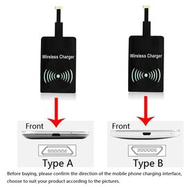 Factory price Universal Qi standard Wireless Charger Receiver For Iphone for ios for Micro-usb/type c of All Phones