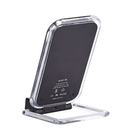 Dual coil 5V/2A double usb ports fast wireless charger Qi wireless charger stand for iphone