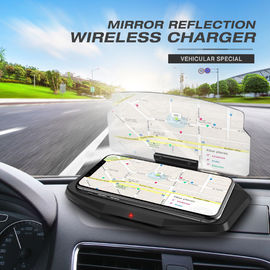 New product navigation support car phone holder hud fast wireless car charger for iphoneX/8/8plus