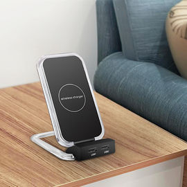 Qi Standard Wireless Charger Quick Charge Stand Dock Dual Coil Phone Charger for iPhone 8 X for Samsung S9 S8