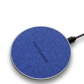 10W Jean Fabric Qi Wireless Charger Fast Charging Pad for iPhone X 8 8 Plus for Samsung S8 S7 Wireless Charger