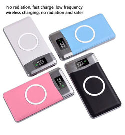 Dual USB Power Bank External Battery Wireless Charger for iPhone X 8 Plus Powerbank