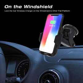 2 in 1 Automatic Infrared Sensor 10W Air Vent Bracket Phone Holder Fast Wireless Car Charger for iPhone X XS plus 9