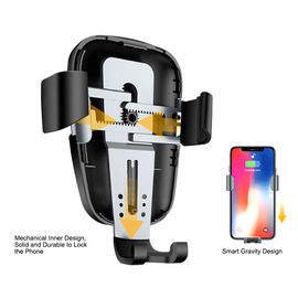 Universal Gravity Fast Charging Air Vent Car Phone Holder Stand Qi Wireless Car Charger