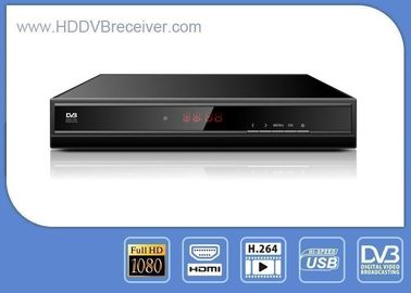 Black Metal Case HD DVB T2 + S2 Combo Receiver Linux System MPEG-2