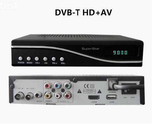 MPEG4 satellite receiver DVB-T