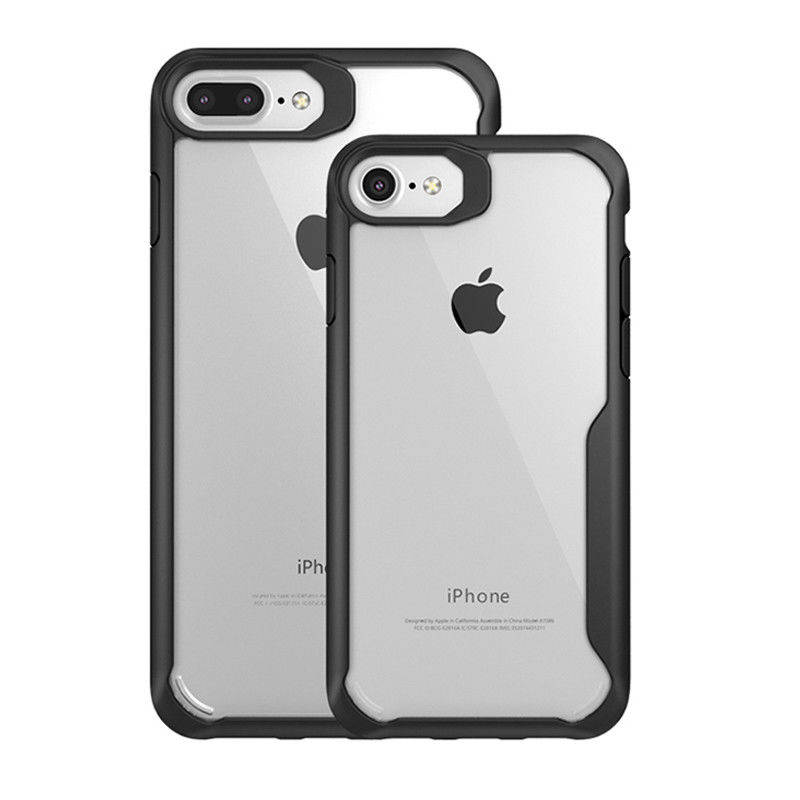 Clear For Iphone 8 Case Tpu Pc Clear Shockproof