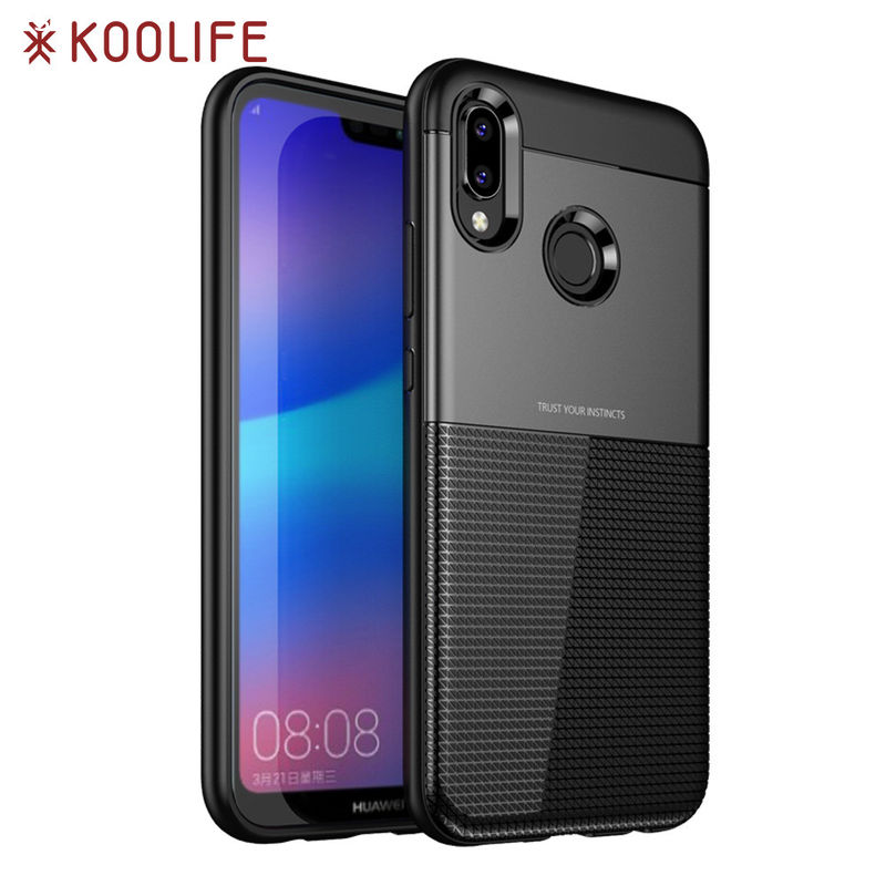 PC silicone hybrid case for Huawei P20 lite case