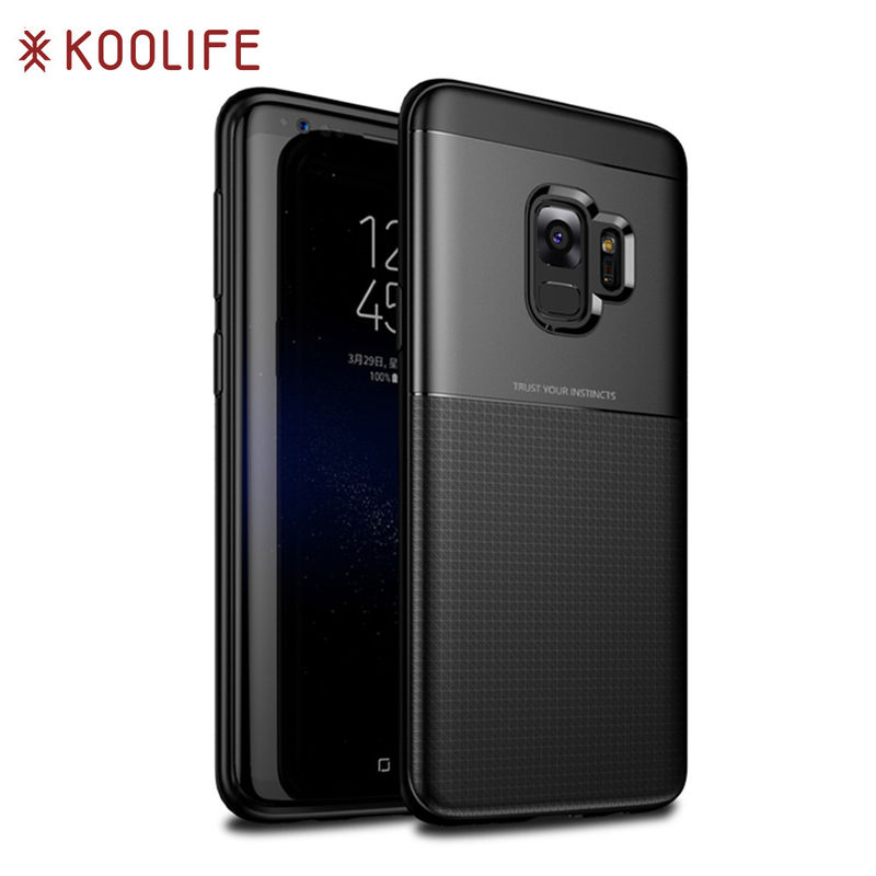 shockproof PC silicone phone case for Samsung Galaxy S9