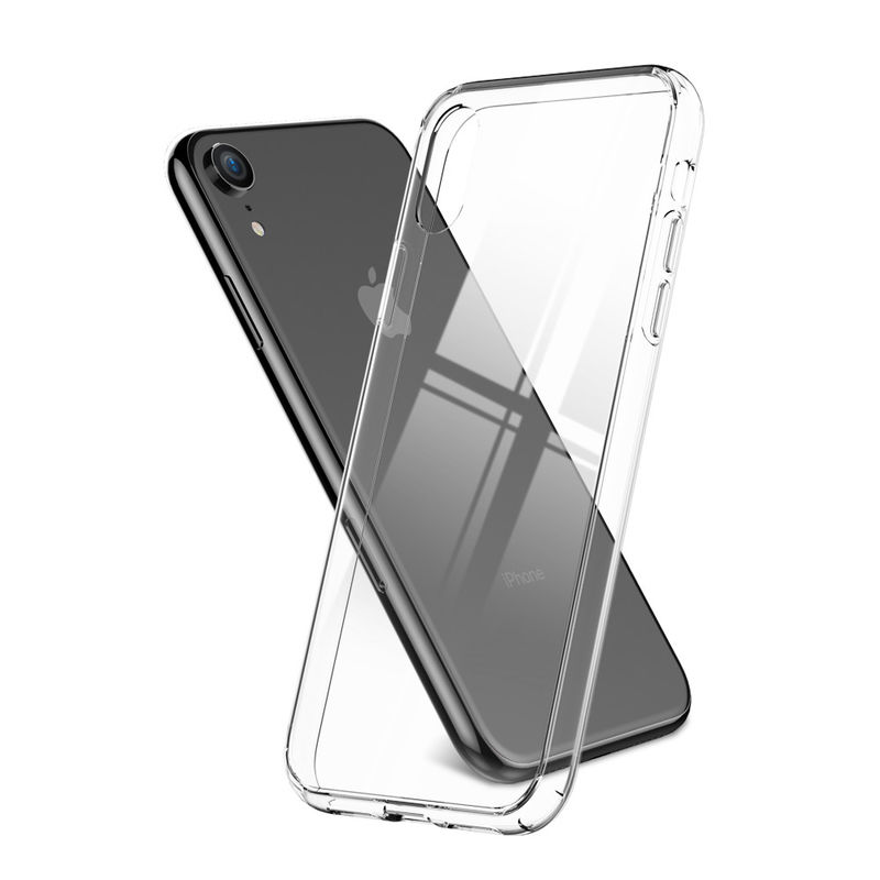 Scratch proof Clear Crystal Transparent Acrylic Phone Case for iPhone XR XS