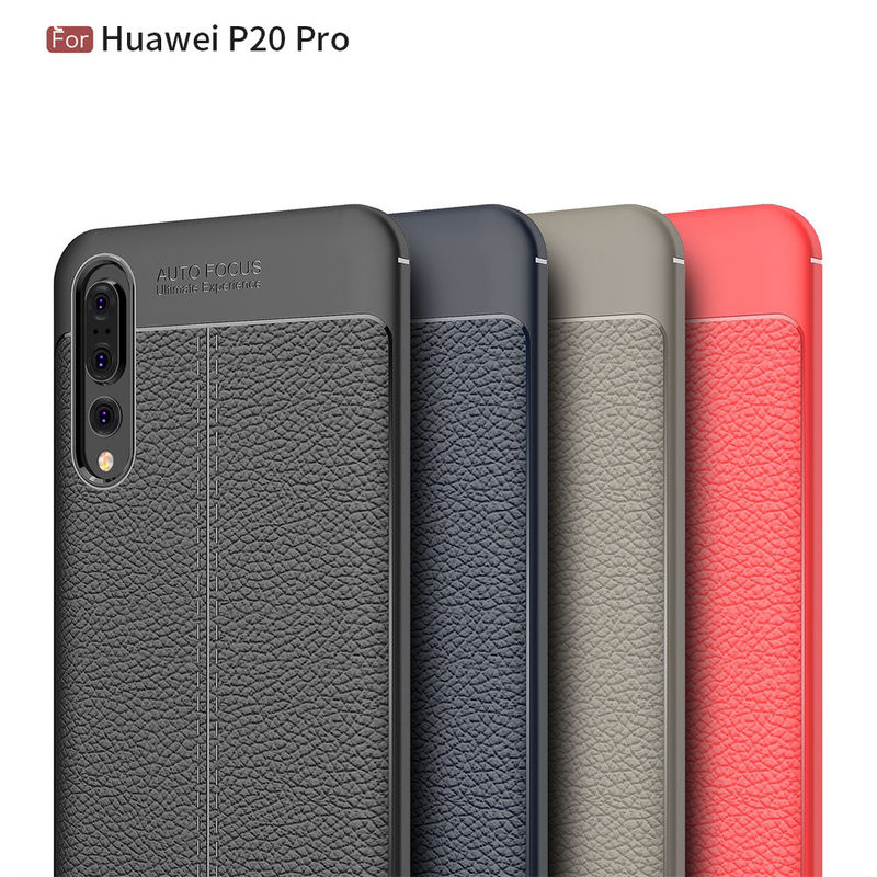 Carbon fiber case for huawei P20 silicon phone case for Huawei P20 Pro