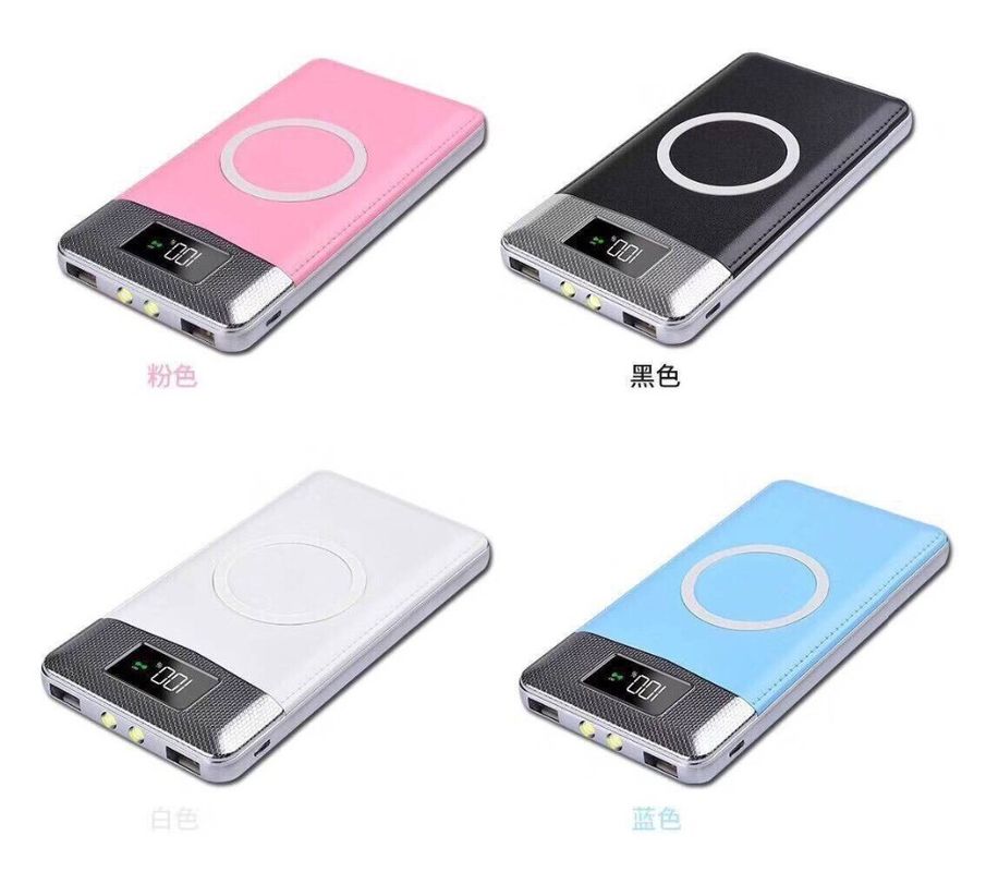 2018 High Quality QI wireless charger power bank 10000mah