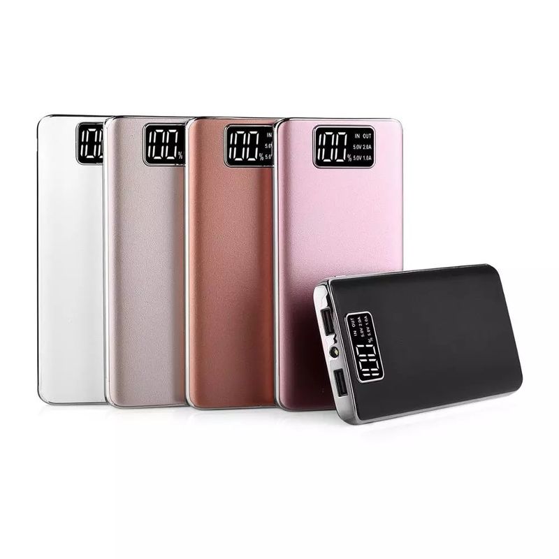 Top Sale Lithium Battery Portable Power Bank With Led Logo Power Bank 20000Mah  For Christmas Gifts