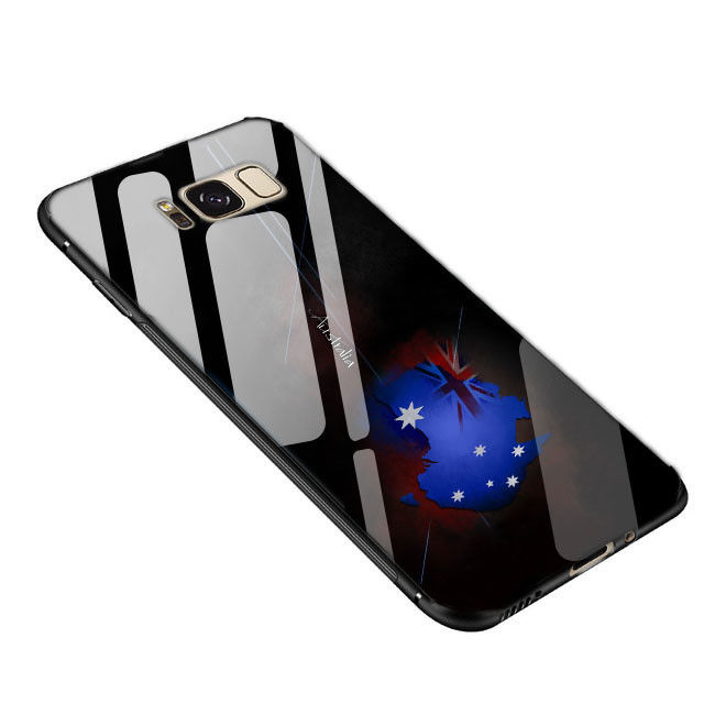 Full Cover Tempered Glass Phone Case for Samsung Galaxy S9 Plus Hard Glass Case for Samsung S9 Shockproof Protective Cover