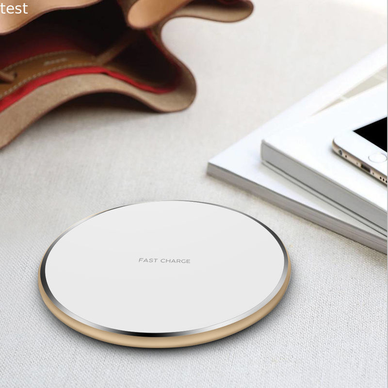 2019 Portable 10W Fast Charging Pad for Iphone for Samsung Aluminum Alloy+ ABS High Speed Wireless Charger